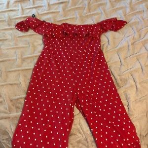 Polka dot jumpsuit